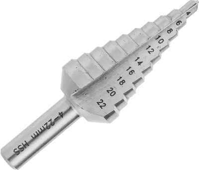 Immagine prodotto di Punta a gradini HSS 4-22 mm per metallo e plastica