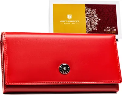 Produktbild von Damen Ledergeldbörse PTN 1680166-NGV-5816 Rot