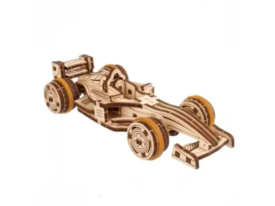Obrázek produktu pro Ugears 3D dřevěné mechanické puzzle Compact Racer