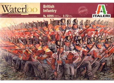 Modellbausatz Britische Infanterie 1815, 1:72, 48 Figuren