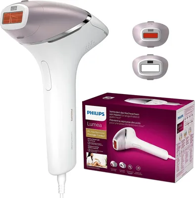 Produktbild von Philips Lumea IPL 8000 Series BRI944/00 IPL Haarentfernungsgerät mit SenseIQ, Lichtimpulstechnologie (IPL), Pink, Weiß, 8,5 min, 2,5 min, 2 min, 1,5 min