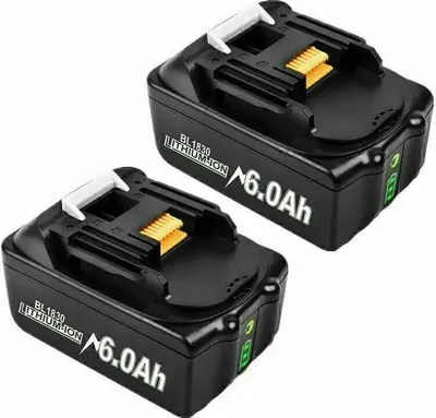 Obrázok produktu pre Batéria, kapacita 6Ah, LED displej, 2 kusy 6.0