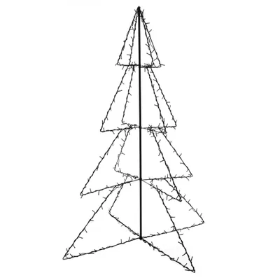 Immagine prodotto di vidaXL Albero di Natale a forma di cono 240 LED Indoor Outdoor 115x150 cm