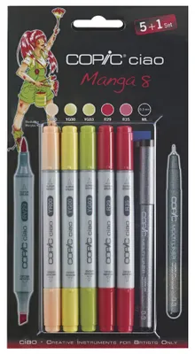 Produktbild von COPIC Hobbymarker ciao 5+1 Set Manga 8
