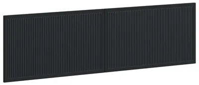 Immagine prodotto di vidaXL Testiera da parete, colore nero, realizzata in materiale composito di legno