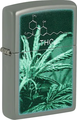 Obrázek produktu pro Zapalovač Zippo s motivem konopí a THC 60007257
