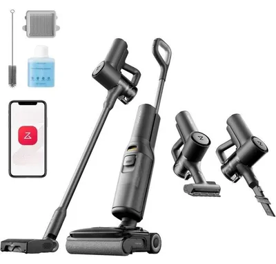 Obrázok produktu pre Roborock F25 ACE Combo, Elektrický mop, Čierna, Biela, 740 L, 100 L, Suchý, Status