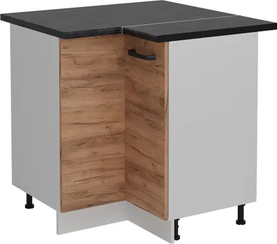 Obrázek produktu pro Rohová skříňka Vicco R-Line Zlatý mocný dub 75.6 cm PD Antracit, Model 52299