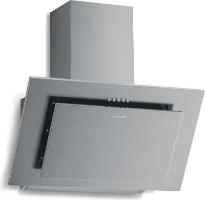 Obrázok produktu pre Klarstein Athena šikmý digestor - 60 cm digestor, 404 m³/h, energetická účinnosť A+++, LED osvetlenie, 3 úrovne a Boost, recirkulácia a odsávanie vzduchu, tichý, moderný dizajn, digestor, nehrdzavejúca oceľ