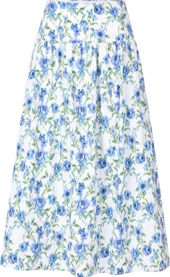 Produktbild von Rich & Royal (4) Printed Baumwolle midi skirt, palace blue 769 769 36