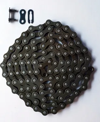 Produktbild von Fahrradkette 1/2 x 1/8 Zoll 112 Glieder für Rücktrittbremse + Nabenschaltung für Sport-, Touren- und Hollandräder