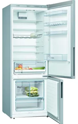 Image de Réfrigérateur combiné 70cm 500l brassé inox - Bosch - KGV58VLEAS - serie 4