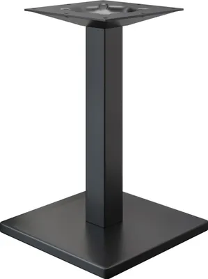 Produktbild von MADRID | Bistro Tischgestell | Schwarz | Höhe: 72 cm | Säule: 8 x 8 cm | Fuß: 45 x 45 cm | Tischgestell Schwarz, Gastro Tischgestell