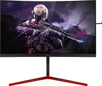 Produktbild von AOC AG273QCG 27 Zoll QHD Gaming Monitor 1 ms Reaktionszeit, 165 Hz Schwarz/Rot