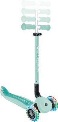 Obrázok produktu pre GLOBBER GO-UP ACTIVE LIGHTS 360 - bicykel 3 v 1, balančný bicykel a kolobežka, 120/80 mm, 3 kolieska, nastaviteľná výška, mentolová