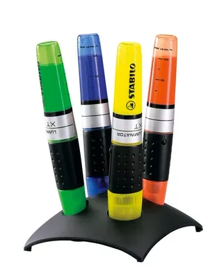 Produktbild von Textmarker - STABILO LUMINATOR - 4er Tischset - gelb, grün, blau, orange