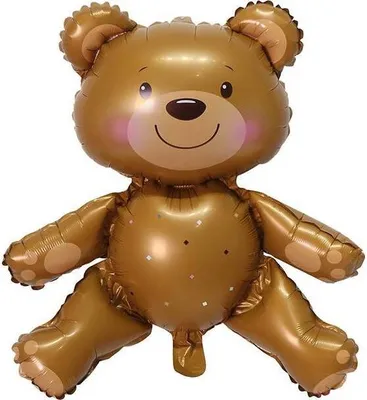 Obrázek produktu pro Fóliový balónek medvídek 60cm - Cakesicq