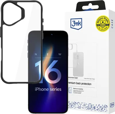 Produktbild von 3MK SatinArmor+ Case iPhone 16 6,1" Schutzhülle in Militärqualität