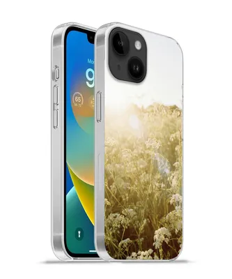 Produktbild von MuchoWow® Handyhülle Schutzhülle Hülle für Apple iPhone 14 - Softcase Blumen - Weiß - Frühling Silikon Softcase Handy Hülle - Mobiltelefonhülle