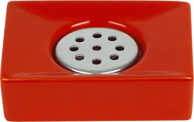 Produktbild von spirella Seifenschale Quadro Rot