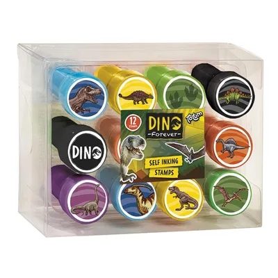 Immagine prodotto di Set di timbri autoinchiostranti Dino 075023