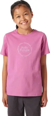 Produktbild von Helly Hansen Graphic Jr Kurzarm-t-shirt Rosa 16 Years Rosa 16 Years
