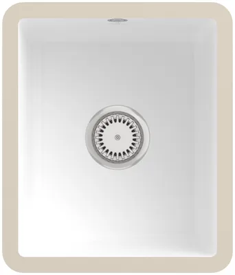 Produktbild von Villeroy & Boch Keramikspüle 332401RW, Subway 45 SU Unterbauspüle - inkl.