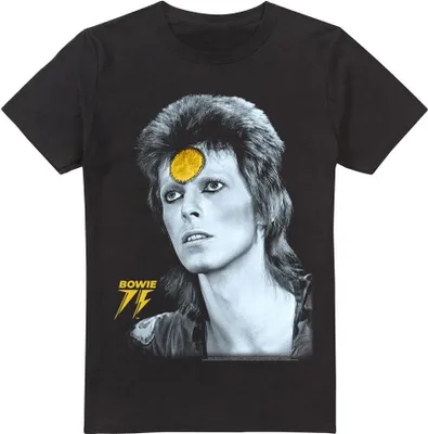 Immagine prodotto di David Bowie - Maglietta "Golden Bowie" da uomo TV13396 (L) (Nero)