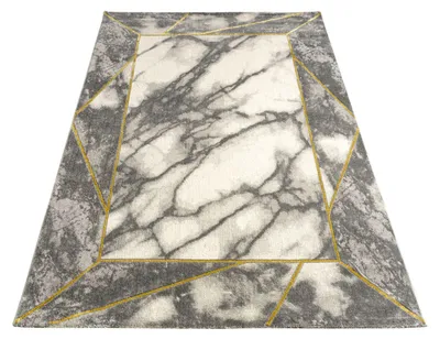Produktbild von TT Home Wohnzimmer Teppich Kurzflor Wohnzimmerteppich 3D Optik Modern Marmor Design Größe 120x170 cm