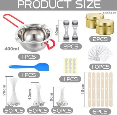 Obrázok produktu pre Súprava na výrobu sviečok DIY – Sada voňavých sviečok ako darček