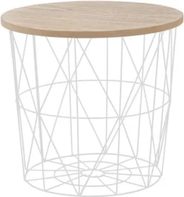 Produktbild von Aufbewahrungssitzbank Mariffa, rund, mit Stauraum, Ø 42 cm, H 41 cm