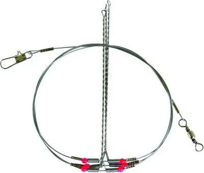 Imagen del producto de Ragot Snapot 3. Líderes de pesca con anzuelo (vorfachschnüre) de 100 cm. Color plateado, calibre 0.550 mm. Color plateado, calibre 0.550 mm