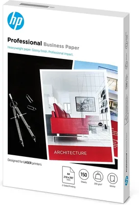 Produktbild von HP Professional Glossy Paper A4 200 g/m² Laserpapier glänzend 150 Blatt