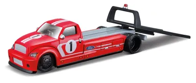 Zdjęcie produktu dla Maisto Flatbed - 2018 Ford GT Heritage Edition, czerwony, 1:64