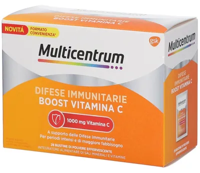 Immagine prodotto di Multicentrum Difese Immunitarie Boost Vitamina C 28 Bustine