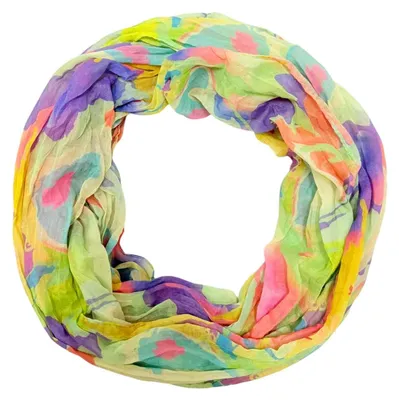 Produktbild von Farbverlauf Seide Loop Farbverlauf Frühling Rundschal Regenbogen Sommer Herbst L
