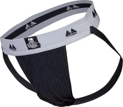 Immagine prodotto di MM Sports - Intimo da Uomo Sospensorio - Original Edition Swimmer/Jogger Jockstrap 2 inch Black - 1x Taglia XL