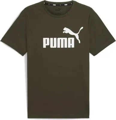 Produktbild von Puma Ess Logo Kurzarm-t-shirt Grün M Herren Grün M
