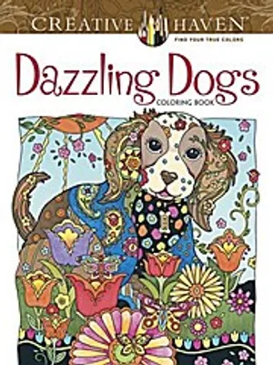 Obrázek produktu pro Creative Haven Dazzling Dogs Coloring Book