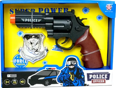 Zdjęcie produktu dla Pistolet policyjny z odznaką