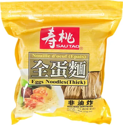 Produktbild von Sautao Eiernudel dick 454g
