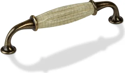 Produktbild von SOTECH Möbelgriff META BA 128 mm Bronzeoptik / krakeliert Porzellangriff