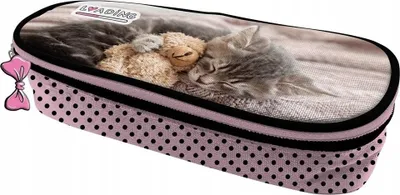 Produktbild von Beniamin 111460 Federmäppchen mit Katzenmotiv für Schüler