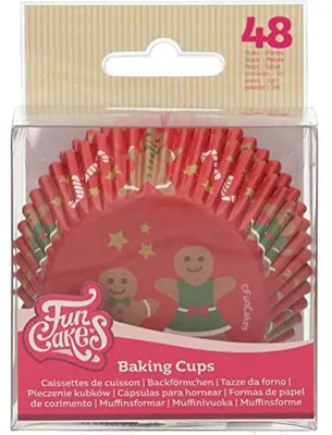 Produktbild von FunCakes F84305, Cupcake-/Muffin-Cups, Rund, Mehrfarbig, Papier, 32 mm, 5 cm