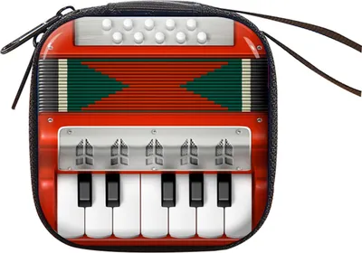 Produktbild von Brieftasche Radio Tape Print Reißverschluss Vintage Metall Geldbörse Aufbewahrungstasche für Party Kamera##