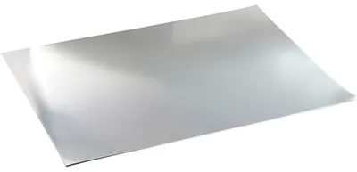 Produktbild von Metallic-Folienkarton, A2, Blatt 420x594 mm, 280 g, Silber, 10 Bl./ 1 Pck