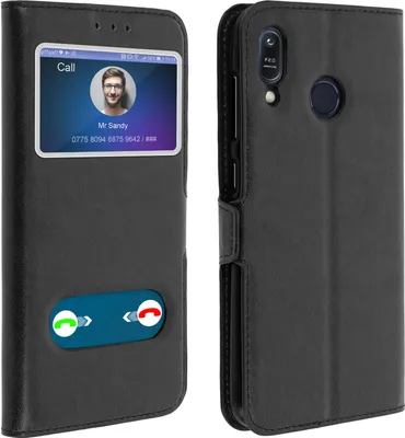 Immagine prodotto di Asus Zenfone Max M1 ZB555KL Flip Cover con doppia finestra e funzione stand - Nero