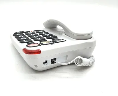 Produktbild von SPC Comfort Numbers 2, Analoges Telefon, Kabelgebundenes Mobilteil, Weiß