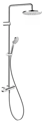 Produktbild von Duravit Duschsystem Wave 442 mm Chrom
