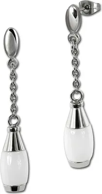 Imagen del producto de Aretes de mujer, color plateado brillante, marca Amello, modelo D2ESOX15W